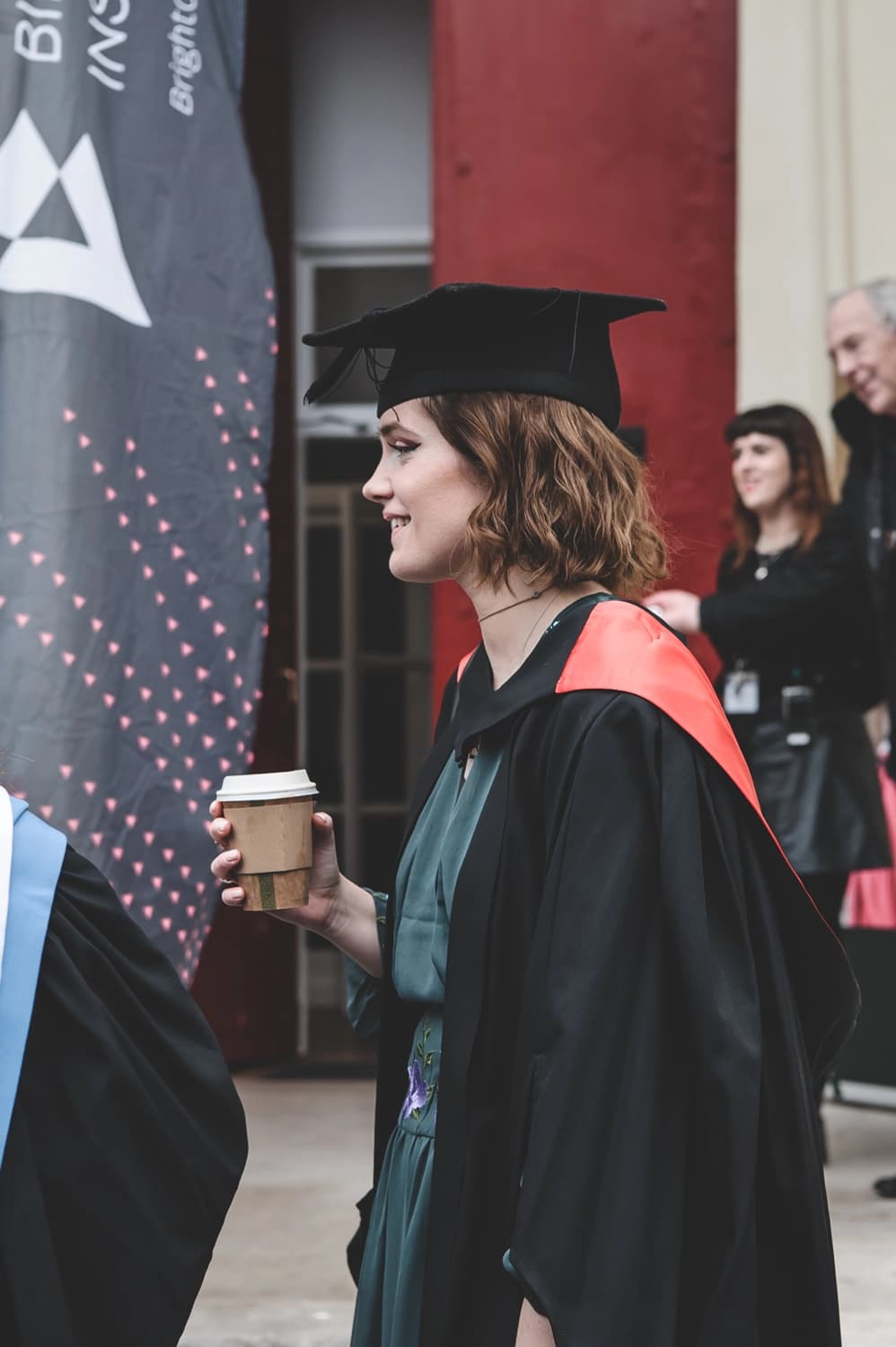 Graduation ceremony moment 1