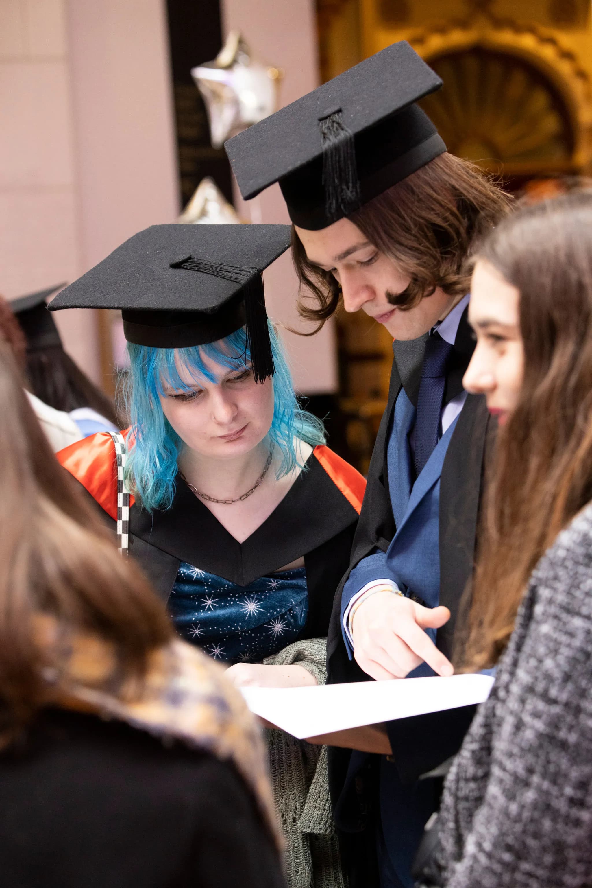 Graduation ceremony moment 3