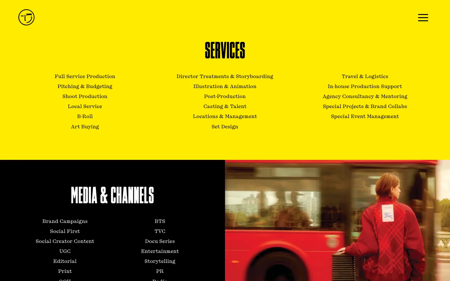 The Killer services page