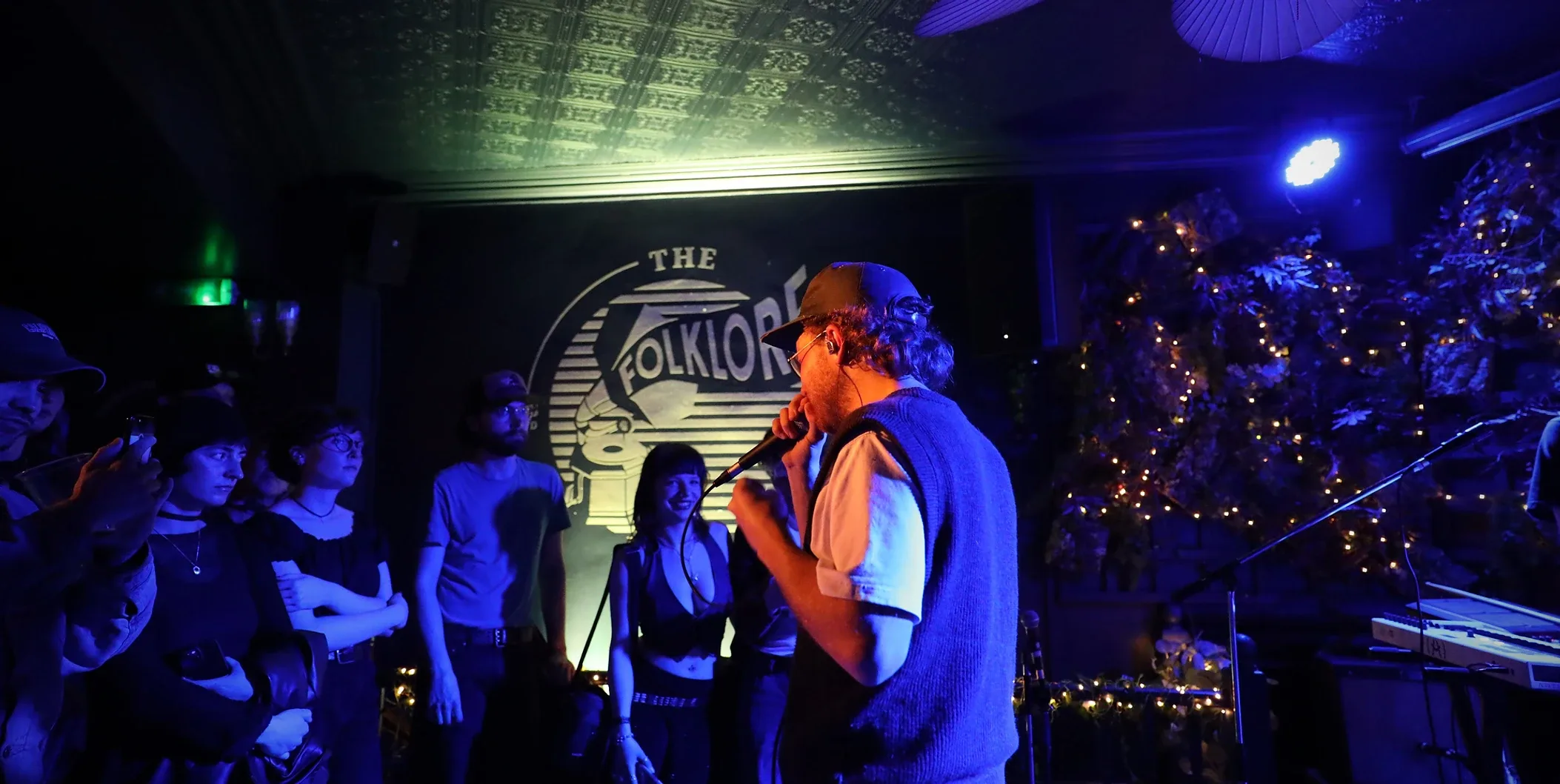 A live set in The Folklore Rooms