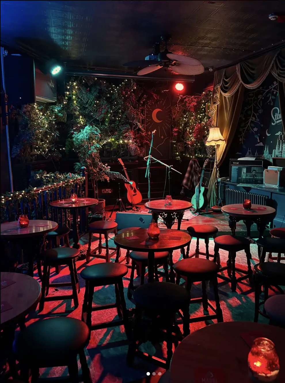 The room from the stage